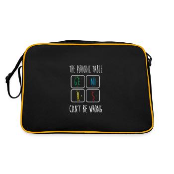 Tableau périodique - Sac Retro - noir/or - Dos