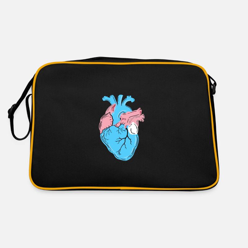 Trans Pride Coeur Sac Retro