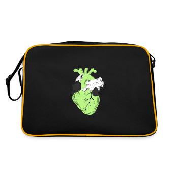 Agender Heart Agender Pride - Retro Bag - black/gold - Back