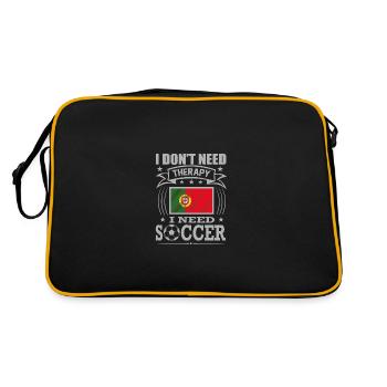 Portugal Soccer Football 2022 WM - Sac Retro - noir/or - Dos