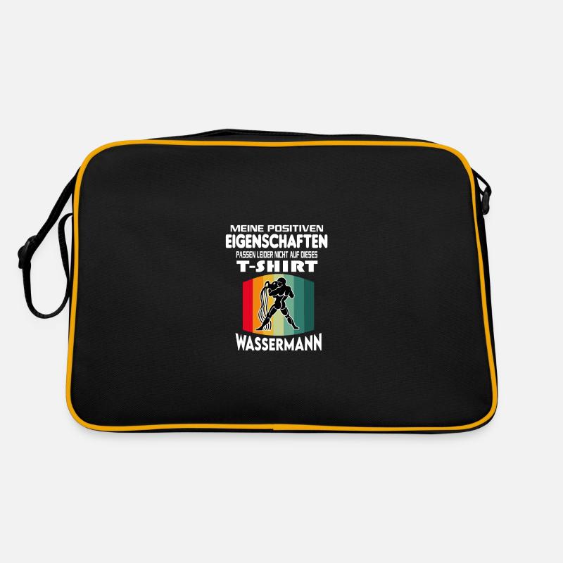 Geburtstag Sternzeichen Retro Wassermann Retro Tasche