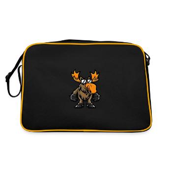 Moose Cool Animal - Retro Bag - black/gold - Back