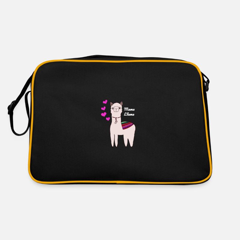 Mama Lama Muttertagsgeschenk Retro Tasche