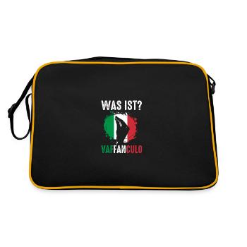 Italy Italian Vaffanculo - Retro Bag - black/gold - Back