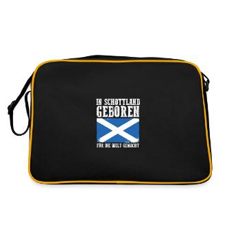 Scots Scottish Scotland - Retro Bag - black/gold - Back
