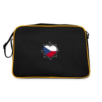 Tchèques République tchèque - Sac Retro - noir/or - Dos