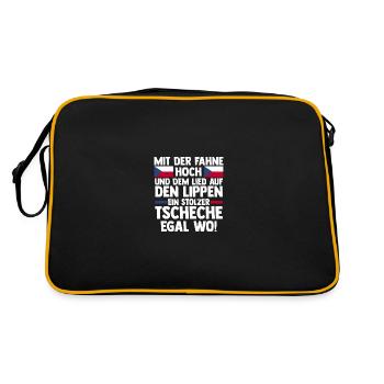 Tchèques République tchèque - Sac Retro - noir/or - Dos
