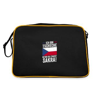 Tchèques République tchèque - Sac Retro - noir/or - Dos