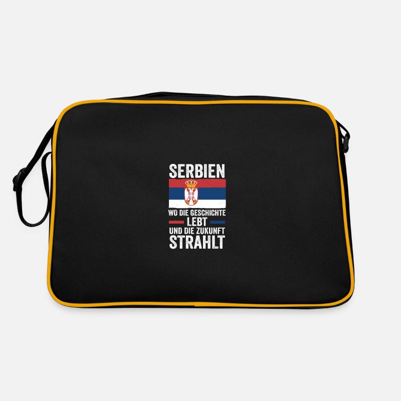 Serbe Serbe Serbie Sac Retro