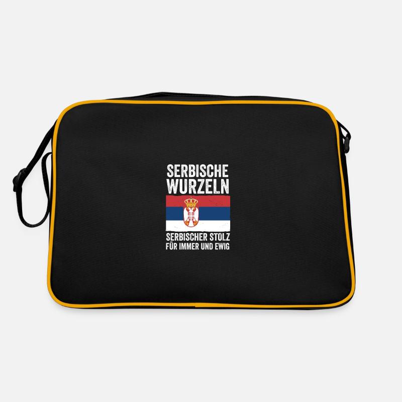 Serbe Serbe Serbie Sac Retro