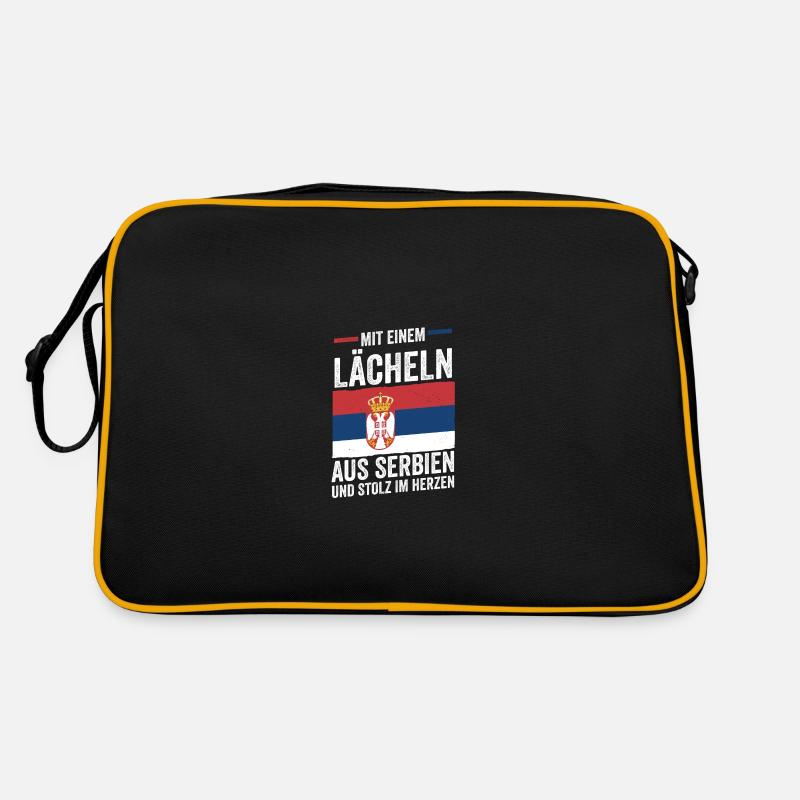 Serben Serbisch Serbien Retro Tasche