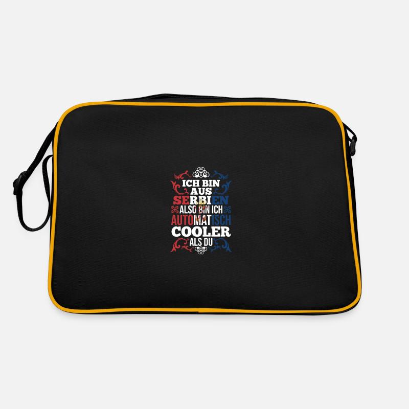 Serbe Serbe Serbie Sac Retro
