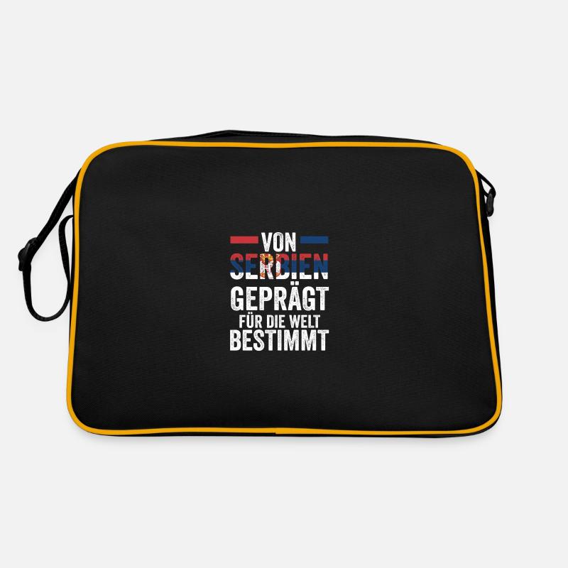Serbe Serbe Serbie Sac Retro