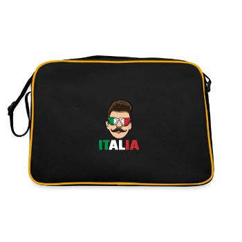 Italie Italien Italien Italie - Sac Retro - noir/or - Dos