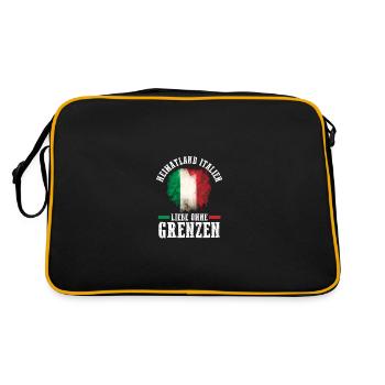 Italians Home Italy - Retro Bag - black/gold - Back