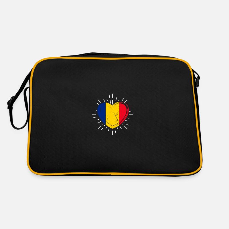 Romanian German Heart Romanian Retro Bag