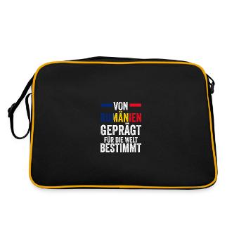 Romanian Romania Romania - Retro Bag - black/gold - Back