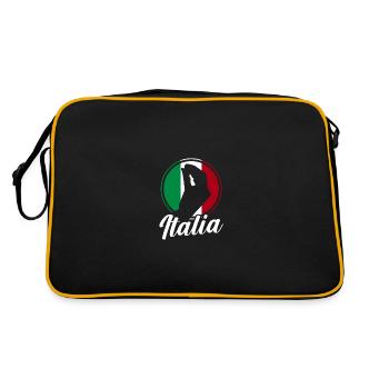 Italie Italien Italien Italie - Sac Retro - noir/or - Dos