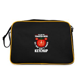 Gardener Tomato Farmer Garden - Retro Bag - black/gold - Back