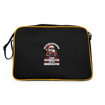 Père Noël moto Noël Noël - Sac Retro - noir/or - Dos