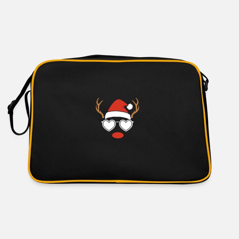 Père Noël Renne de Noël Sac Retro