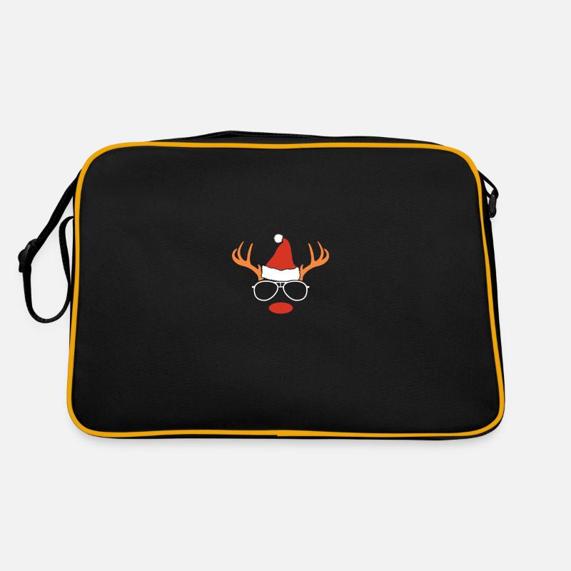 Père Noël Renne de Noël Sac Retro