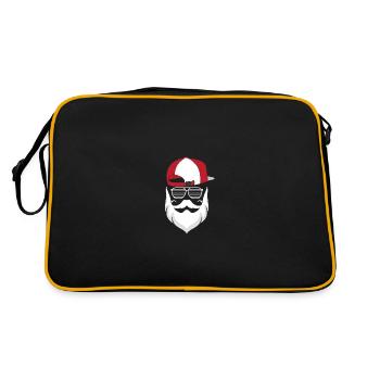 Noël du Père Noël - Sac Retro - noir/or - Dos