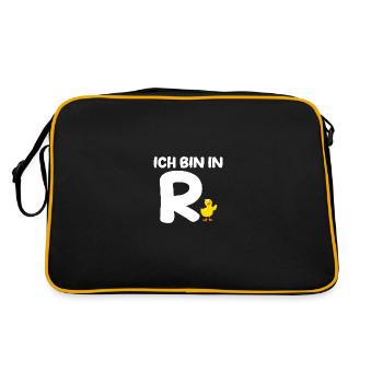 Pension de retraite des retraités Pension de retraite Duck - Sac Retro - noir/or - Dos