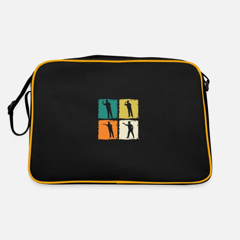 Darts player Darts - Retro Bag - black/gold
