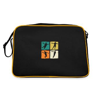 Joueurs de handball Handball - Sac Retro - noir/or - Dos