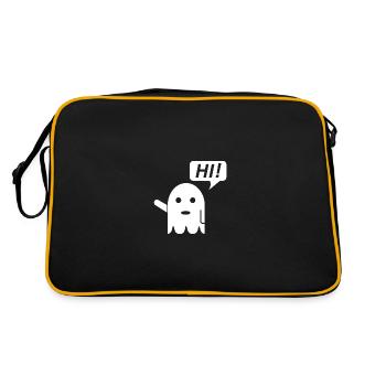 fantôme mignon - Sac Retro - noir/or - Dos
