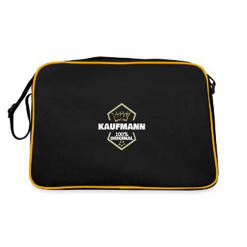 Commerçant - Sac Retro - noir/or - Dos