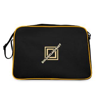 Job Biology Laboratory Assistant - Retro Bag - black/gold - Back