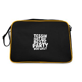 Ticino - Retro Bag - black/gold - Back