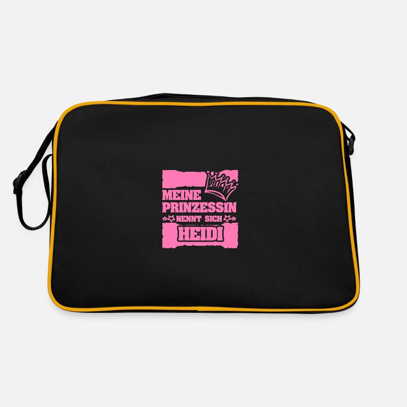 Geschenk für Heidi Retro Tasche