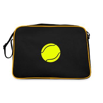 Coach de tennis - Sac Retro - noir/or - Dos