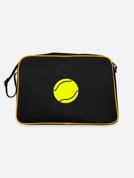 Coach de tennis - Sac Retro - noir/or - Dos