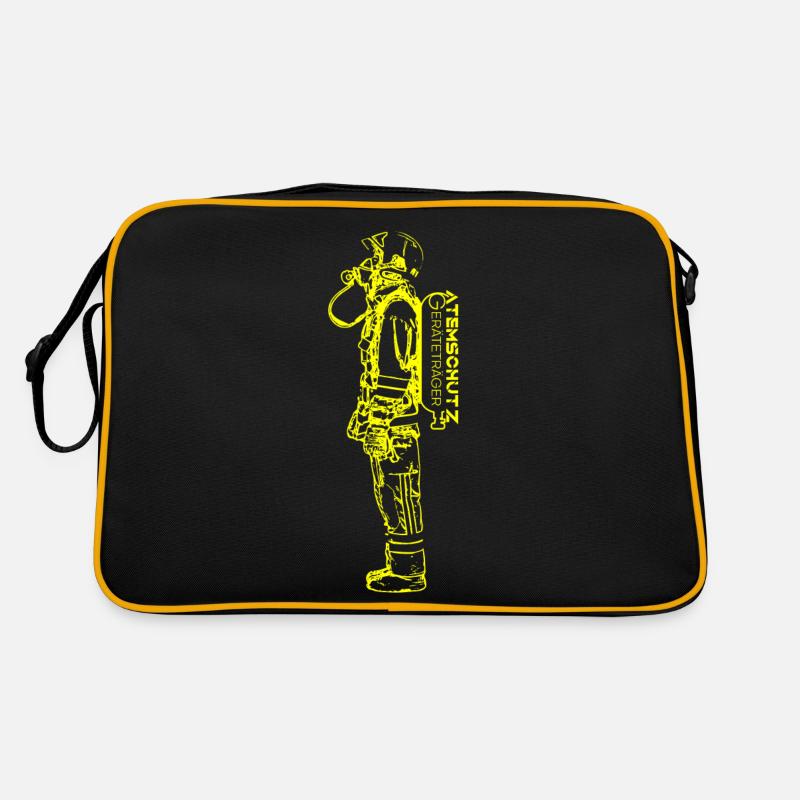 Atemschutzgeräteträger FOUR 1 - yellow Retro Tasche