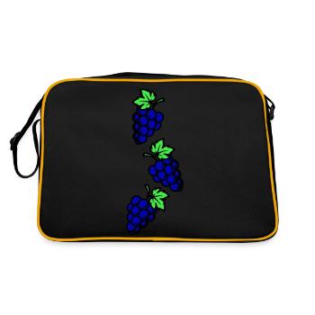 Raisin Symbole Raisin - Sac Retro - noir/or - Dos