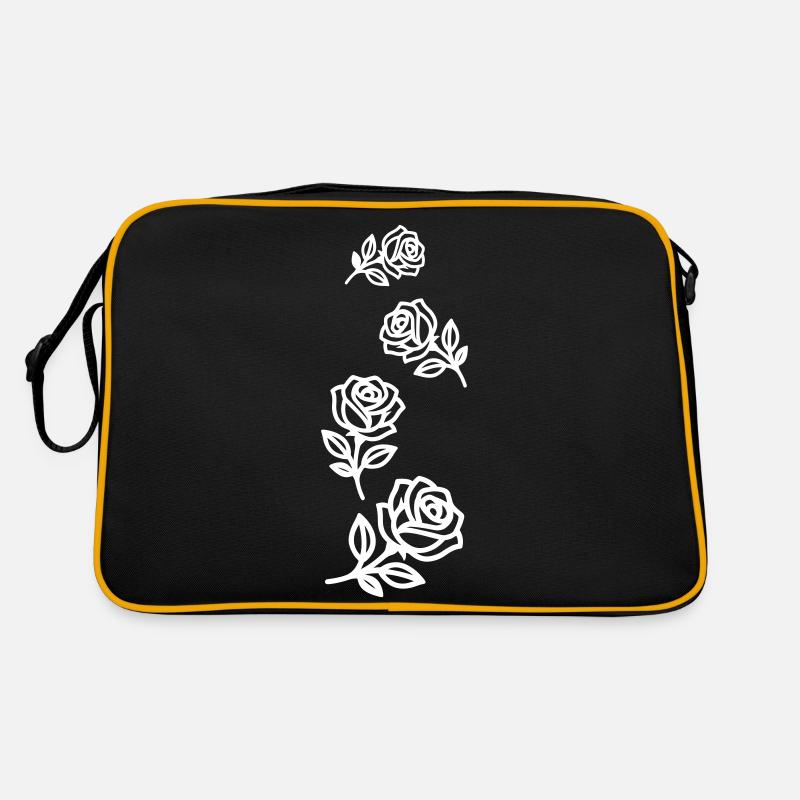 Rosen Blumen Retro Tasche