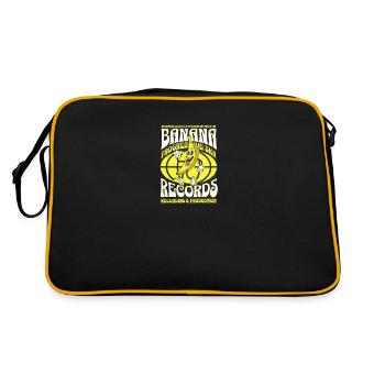 Personnage de bande dessinée de Banana Records - Sac Retro - noir/or - Dos