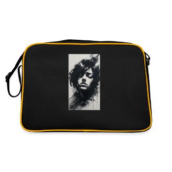 Encre obsédante et émotion de charbon - Sac Retro - noir/or - Dos