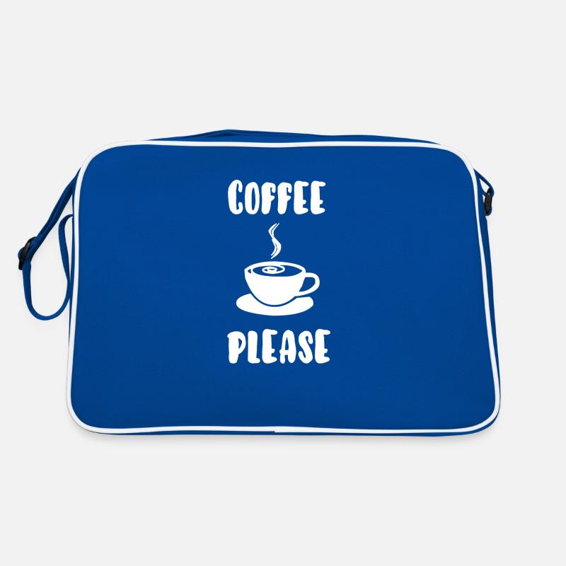 Kaffee bitte Retro Tasche