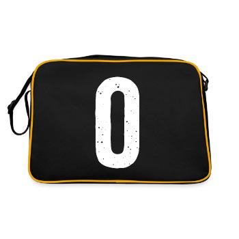 O Lettre - Sac Retro - noir/or - Dos