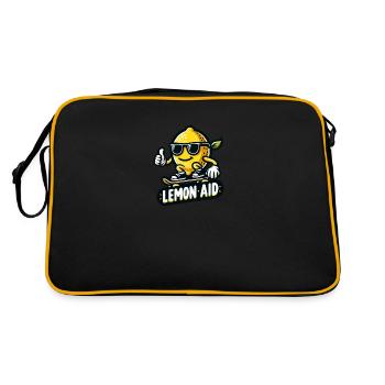 Lemon Aid - Retro Bag - black/gold - Back