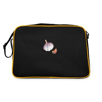 Garlic | Bestseller | - Retro Bag - black/gold - Back