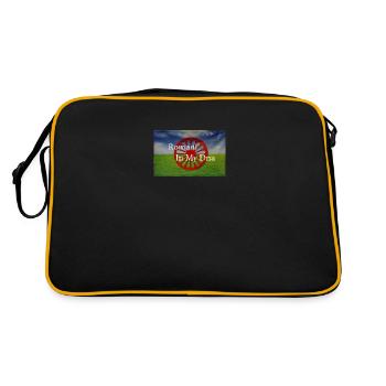 flagromaniinmydna - Sac Retro - noir/or - Dos