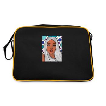 express yourself - Retro Bag - black/gold - Back