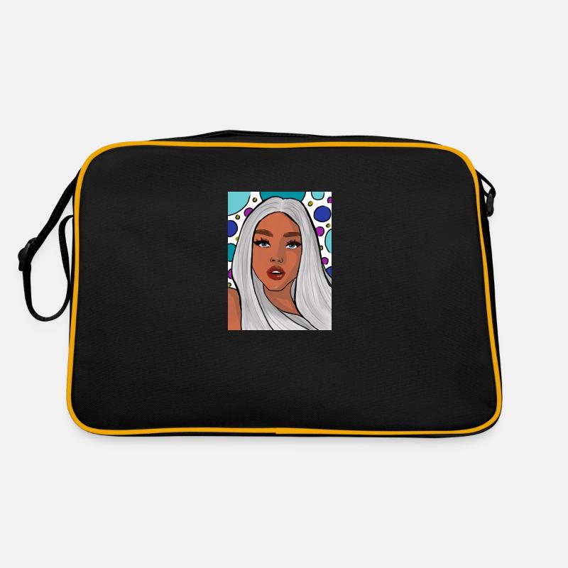 express yourself - Retro Tasche - Schwarz/Gold