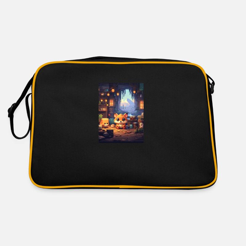 Pixelart Fuchs Retro Tasche